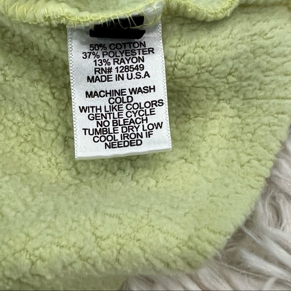 Aviator Nation Bolt Stitch Chevron Crop Hoodie Sweatshirt Top Women’s XS Yellow - Picture 7 of 7